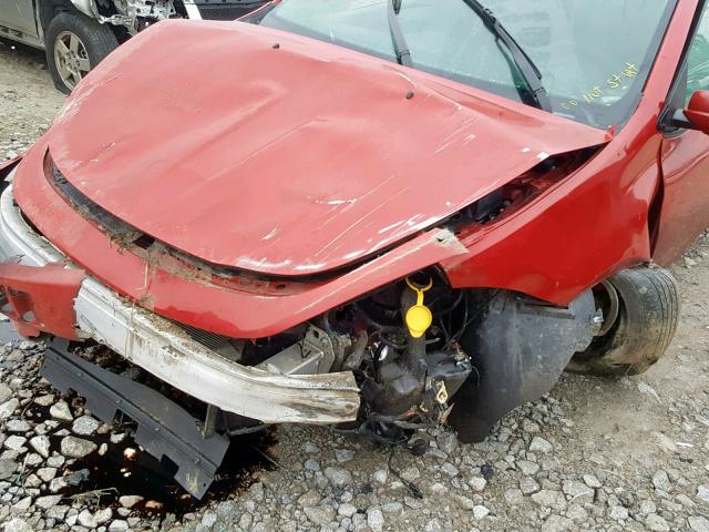 1C3CDFFA9GD820234 - 2016 DODGE DART SXT S RED photo 9