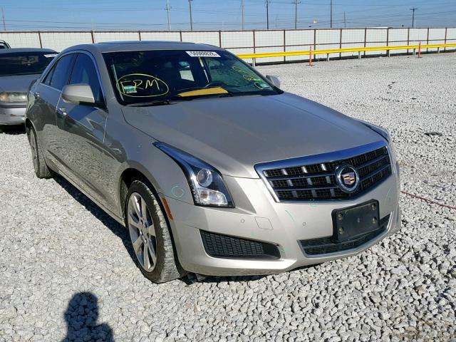 1G6AH5R37E0127331 - 2014 CADILLAC ATS LUXURY GOLD photo 1