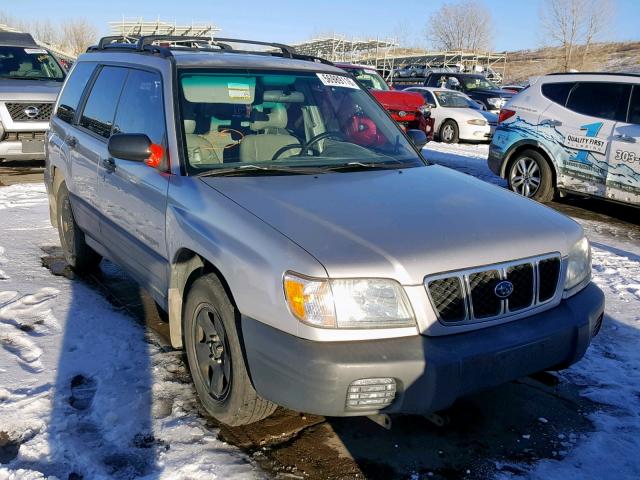 JF1SF63561G725375 - 2001 SUBARU FORESTER L GRAY photo 1