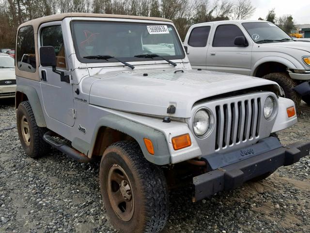 1J4FA39SX2P748160 - 2002 JEEP WRANGLER / SILVER photo 1