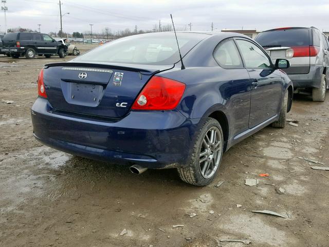 JTKDE177160080793 - 2006 TOYOTA SCION TC ლურჯი ფოტო 4