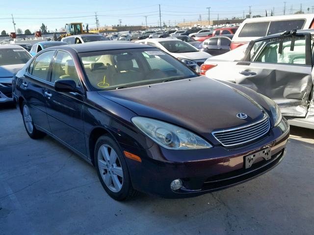 JTHBA30GX65162720 - 2006 LEXUS ES 330 MAROON photo 1