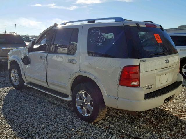 1FMZU75W93ZA92075 - 2003 FORD EXPLORER L WHITE photo 3