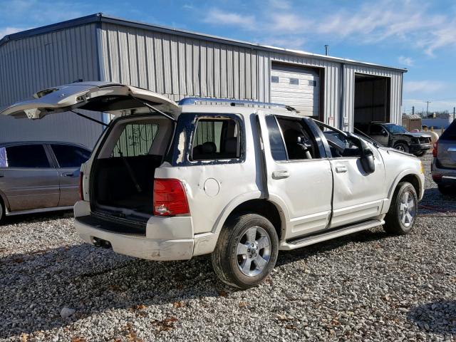 1FMZU75W93ZA92075 - 2003 FORD EXPLORER L WHITE photo 4