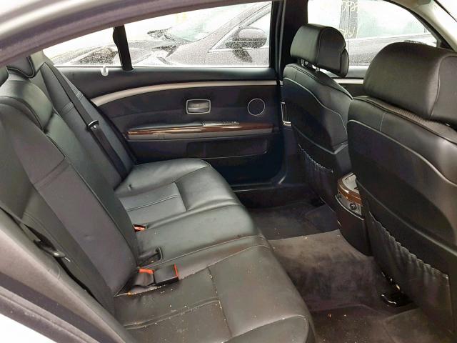 WBAHN83547DT75366 - 2007 BMW 750 SILVER photo 6