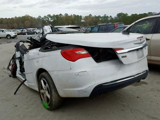 1C3BCBEGXDN659444 - 2013 CHRYSLER 200 TOURIN WHITE photo 3