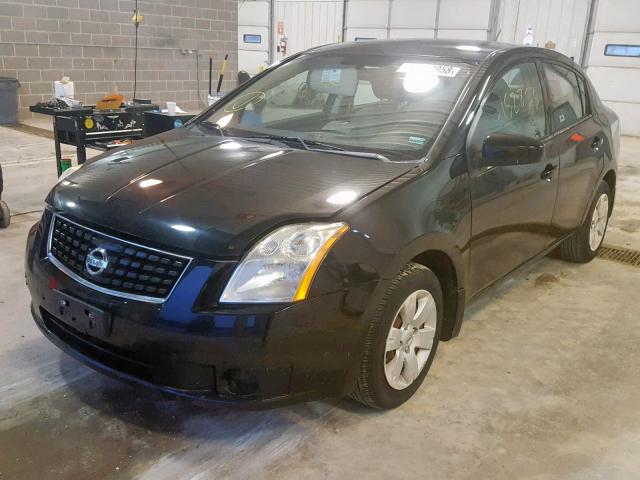 3N1AB61E08L687249 - 2008 NISSAN SENTRA 2.0 BLACK photo 2