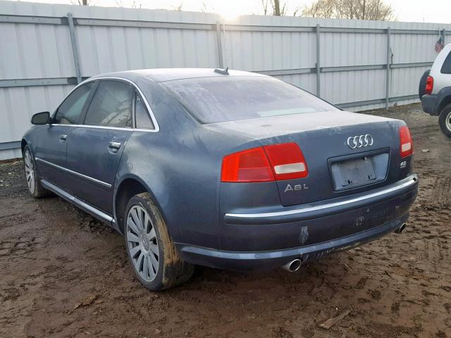 WAUML44E85N011907 - 2005 AUDI A8 L QUATT GRAY photo 3