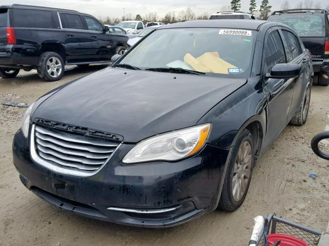 1C3CCBAB4EN212222 - 2014 CHRYSLER 200 LX BLACK photo 2