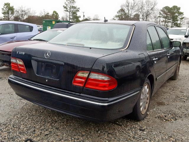 WDBJF65J91B200502 - 2001 MERCEDES-BENZ E 320 BLACK photo 4