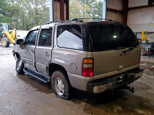 1GKEC13Z73J309786 - 2003 GMC YUKON SILVER photo 3