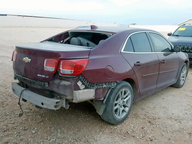 1G11C5SA3GF164633 - 2016 CHEVROLET MALIBU LIM 勃艮第红 照片 4
