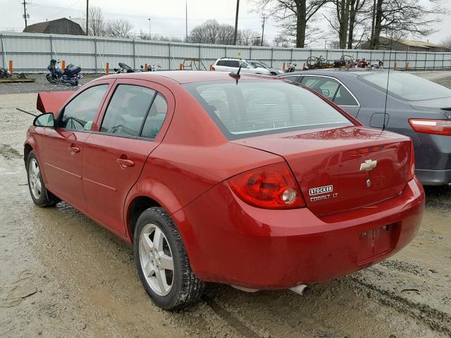 1G1AF5F54A7113289 - 2010 CHEVROLET COBALT 2LT RED photo 3