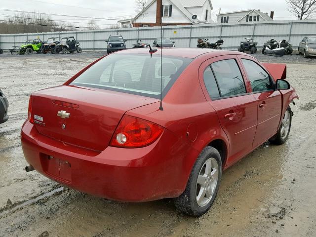 1G1AF5F54A7113289 - 2010 CHEVROLET COBALT 2LT RED photo 4