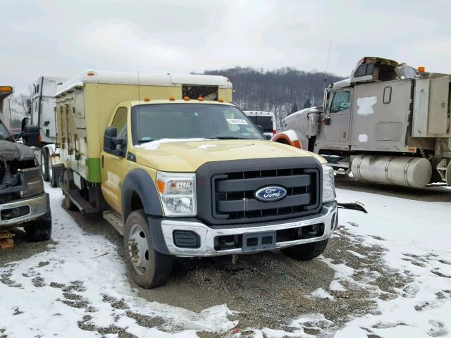 1FDUF5GT1BEC38003 - 2011 FORD F550 SUPER YELLOW photo 1