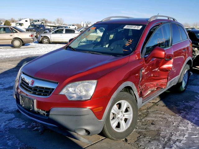 3GSCL33P19S572042 - 2009 SATURN VUE XE RED photo 2