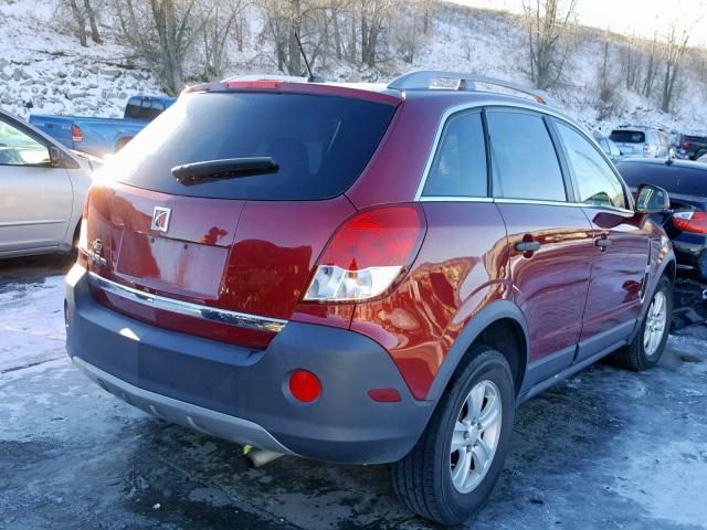 3GSCL33P19S572042 - 2009 SATURN VUE XE RED photo 4