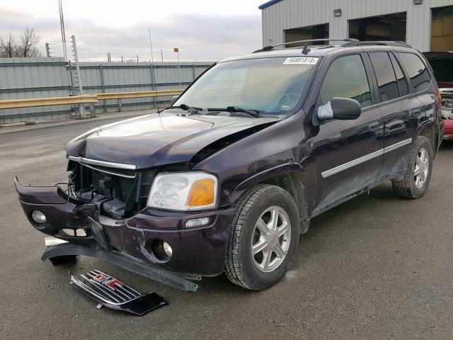 1GKDT13S682175787 - 2008 GMC ENVOY RED photo 2