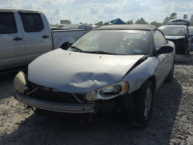 1C3EL75R85N521334 - 2005 CHRYSLER SEBRING GT SILVER photo 2