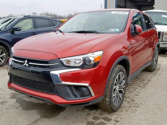 JA4AR3AU3JU005937 - 2018 MITSUBISHI OUTLANDER RED photo 2