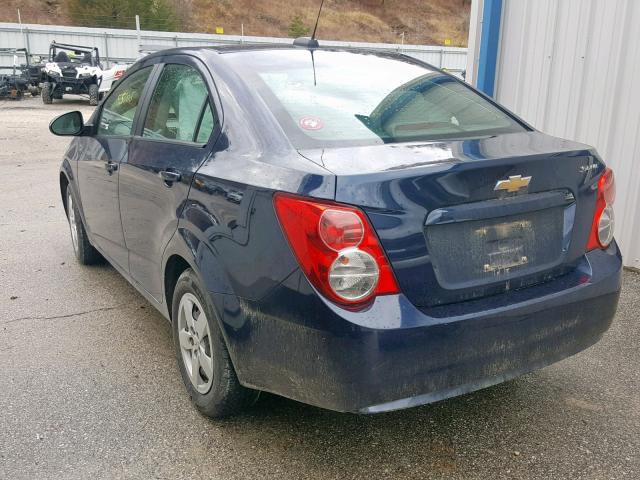 1G1JB5SH1F4173888 - 2015 CHEVROLET SONIC LS 蓝色 照片 3