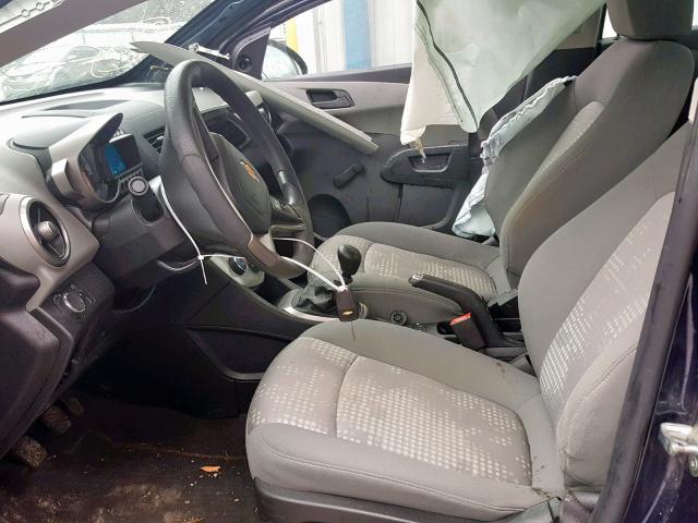 1G1JB5SH1F4173888 - 2015 CHEVROLET SONIC LS 蓝色 照片 5