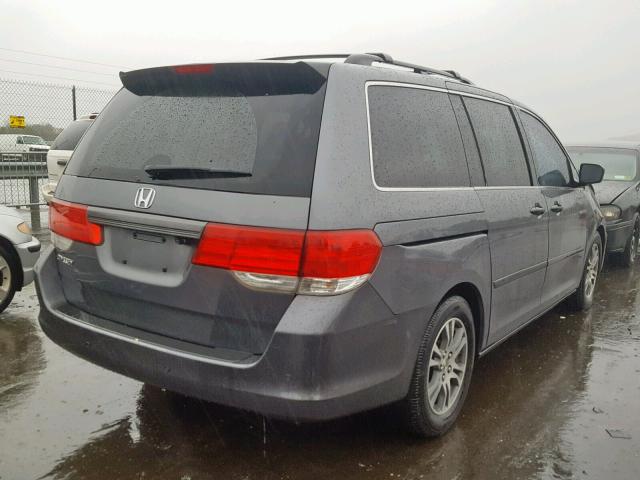 5FNRL3H26AB068280 - 2010 HONDA ODYSSEY LX GRAY photo 4