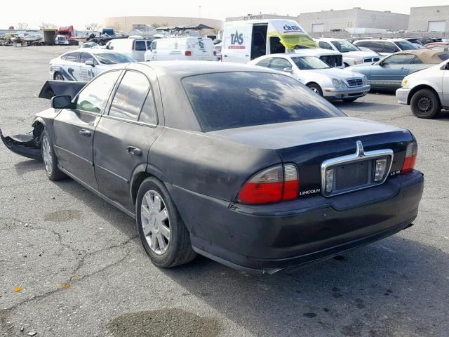 1LNHM87A74Y608654 - 2004 LINCOLN LS أسود صورة 3