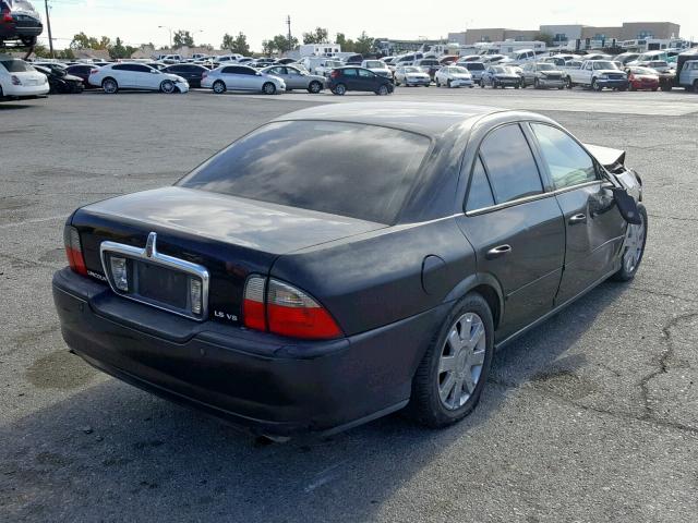 1LNHM87A74Y608654 - 2004 LINCOLN LS أسود صورة 4