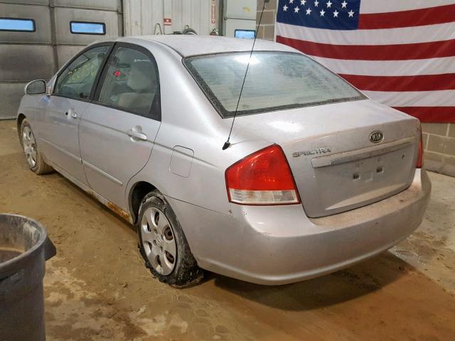 KNAFE121575437297 - 2007 KIA SPECTRA EX SILVER photo 3