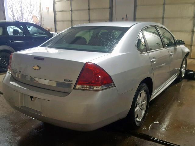 2G1WB5EK0B1331849 - 2011 CHEVROLET IMPALA LT SILVER photo 4