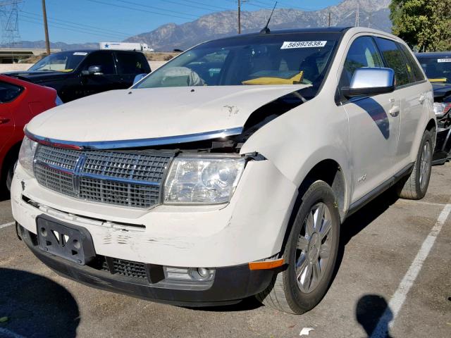 2LMDU88C47BJ33193 - 2007 LINCOLN MKX CREAM photo 2