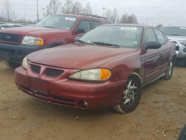 1G2NF52E23C104992 - 2003 PONTIAC GRAND AM S MAROON photo 2