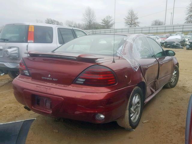 1G2NF52E23C104992 - 2003 PONTIAC GRAND AM S MAROON photo 4