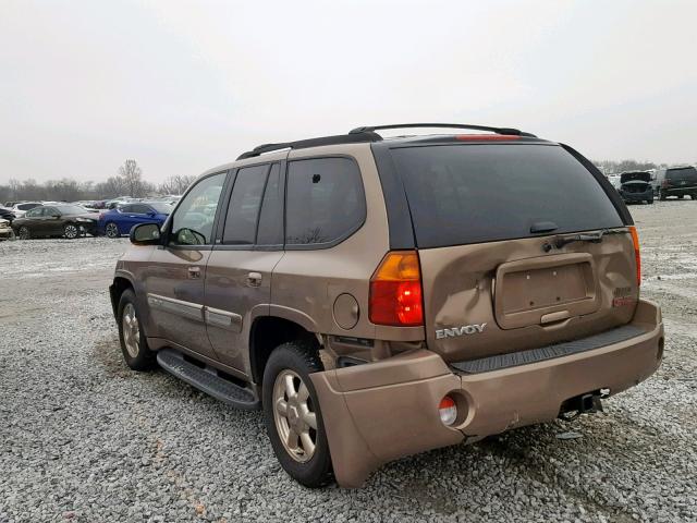 1GKDS13S022474931 - 2002 GMC ENVOY BROWN photo 3