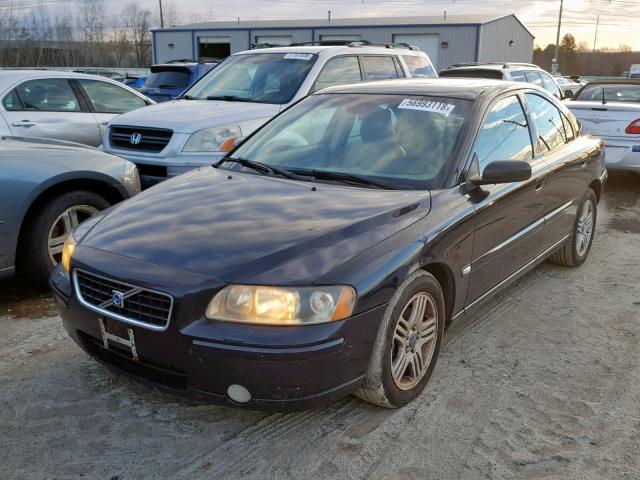 YV1RS592862500918 - 2006 VOLVO S60 2.5T BLUE photo 2