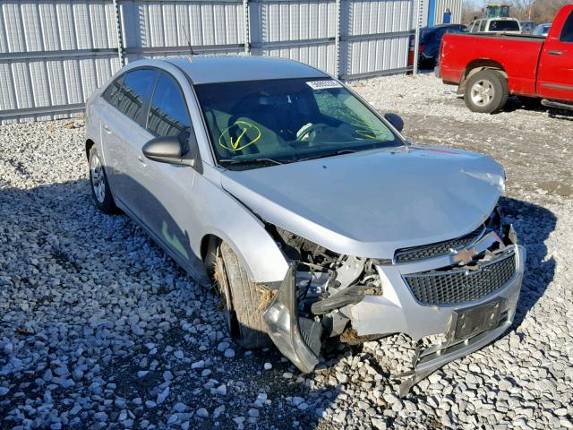 1G1PC5SH3C7190550 - 2012 CHEVROLET CRUZE LS SILVER photo 1