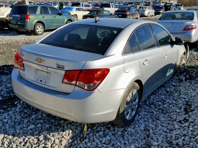 1G1PC5SH3C7190550 - 2012 CHEVROLET CRUZE LS SILVER photo 4