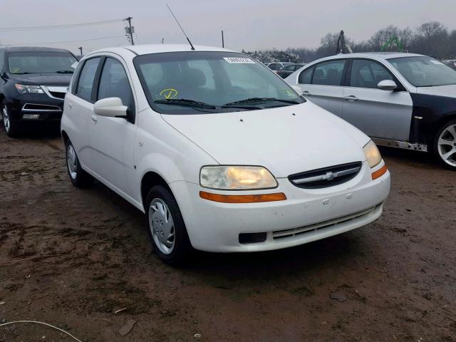 KL1TD66678B030698 - 2008 CHEVROLET AVEO BASE Ақ фото 1