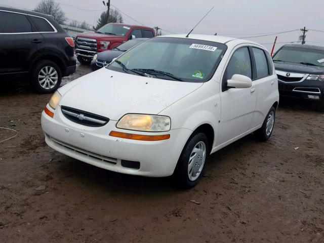 KL1TD66678B030698 - 2008 CHEVROLET AVEO BASE Ақ фото 2
