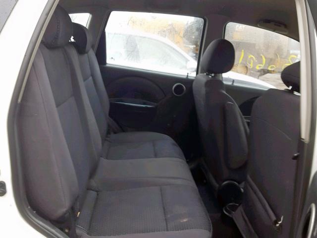 KL1TD66678B030698 - 2008 CHEVROLET AVEO BASE Ақ фото 6
