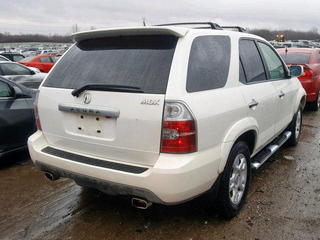 2HNYD18955H547536 - 2005 ACURA MDX TOURIN WHITE photo 4