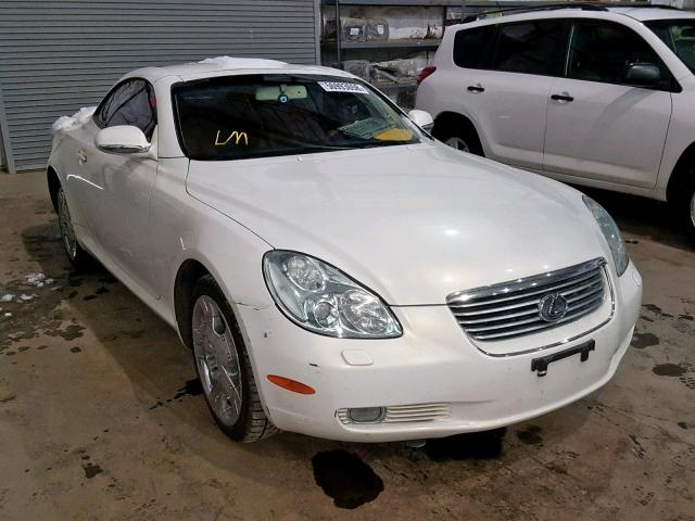 JTHFN48Y530049128 - 2003 LEXUS SC 430 WHITE photo 1