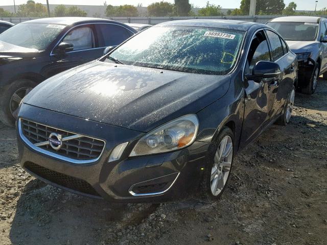 YV1902FH0C2056054 - 2012 VOLVO S60 T6 BLACK photo 2