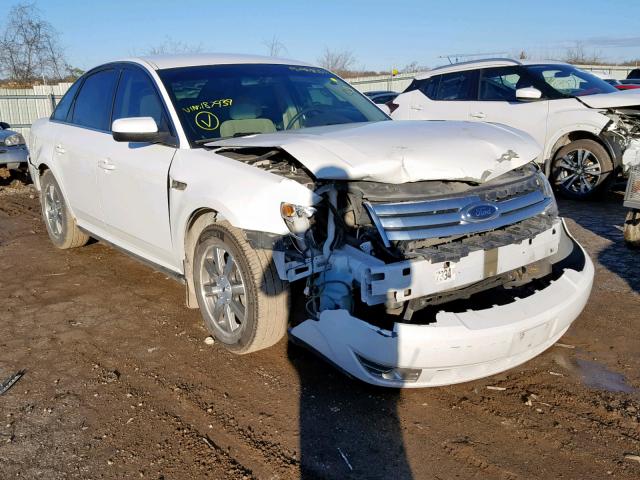 1FAHP24W68G187939 - 2008 FORD TAURUS SEL WHITE photo 1