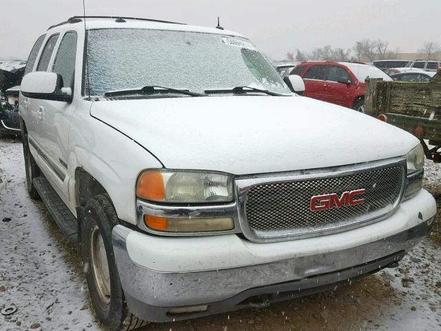 1GKEK13Z63R152305 - 2003 GMC YUKON WHITE photo 1