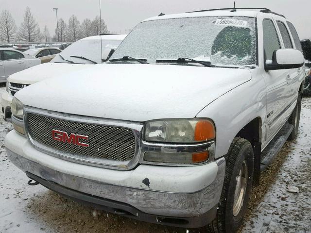 1GKEK13Z63R152305 - 2003 GMC YUKON WHITE photo 2