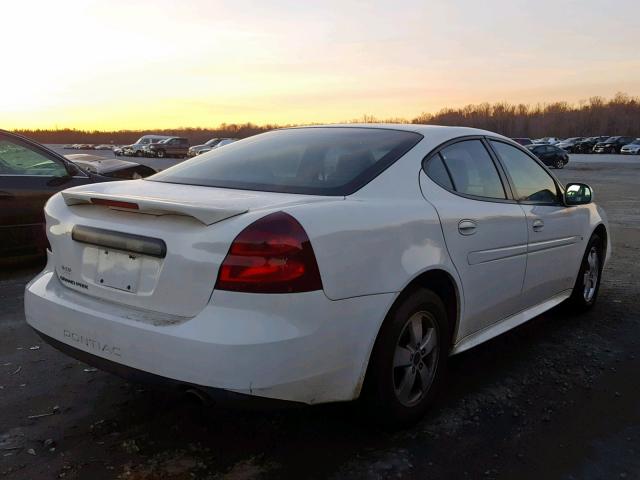 2G2WP552761280160 - 2006 PONTIAC GRAND PRIX WHITE photo 4