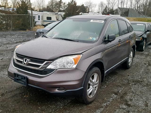 3CZRE3H50BG702564 - 2011 HONDA CR-V EX GOLD photo 2