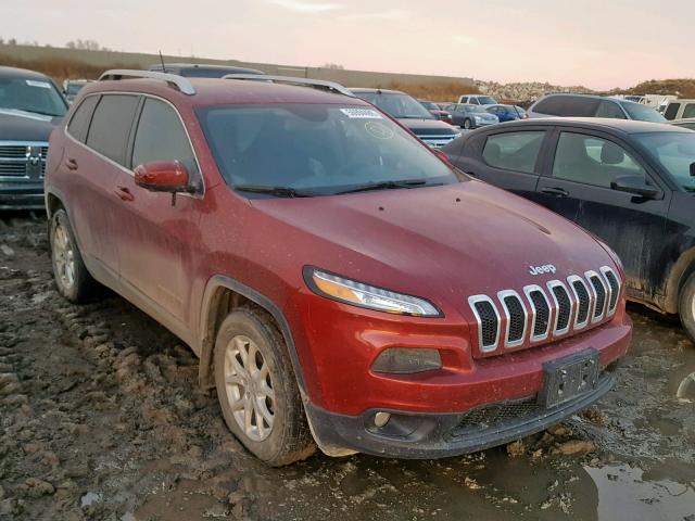 1C4PJMCS0FW564124 - 2015 JEEP CHEROKEE L RED photo 1